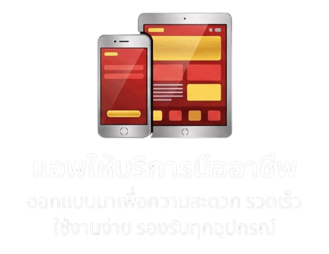 แอพให้บริการมืออาชีพ