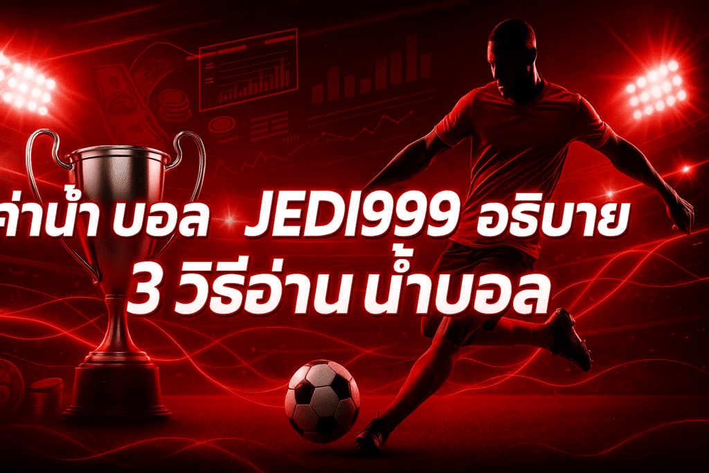 ค่าน้ำ บอล jedi999 อธิบาย